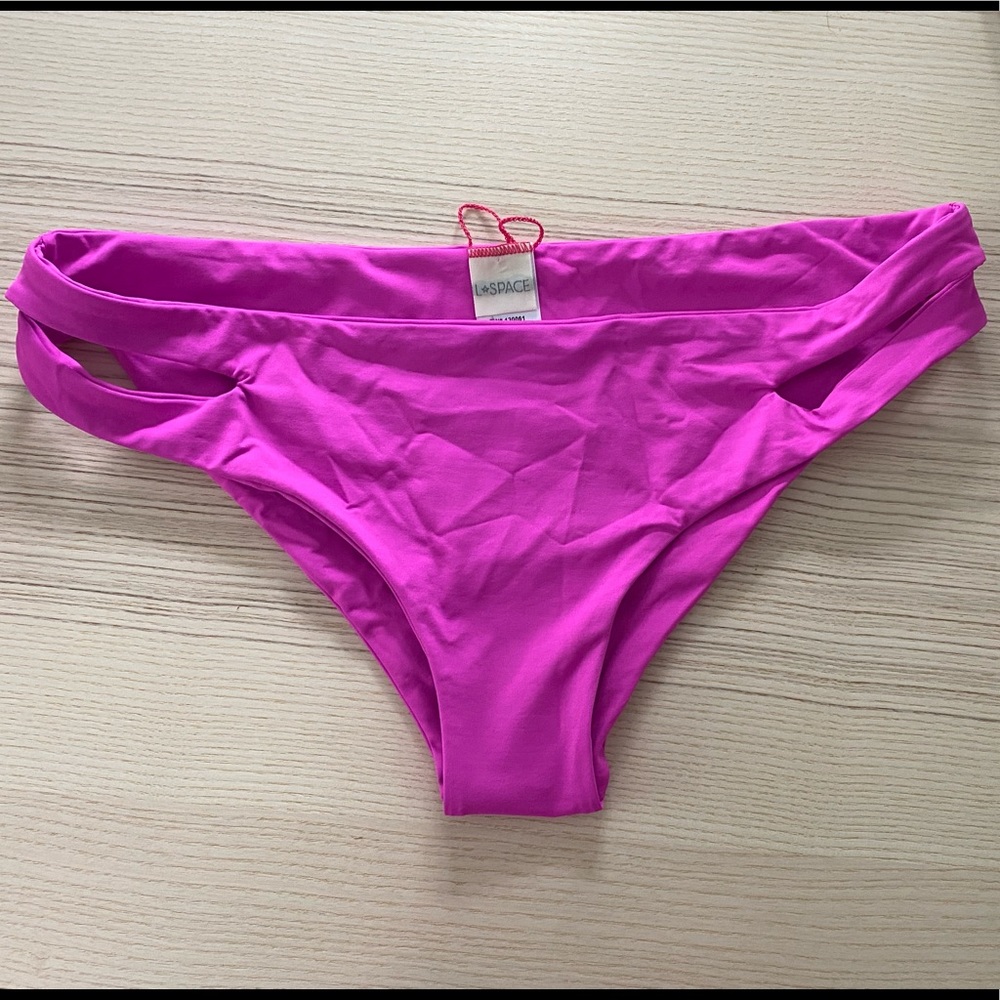 Magenta L*Space Size L Cheeky Bikini Bottoms